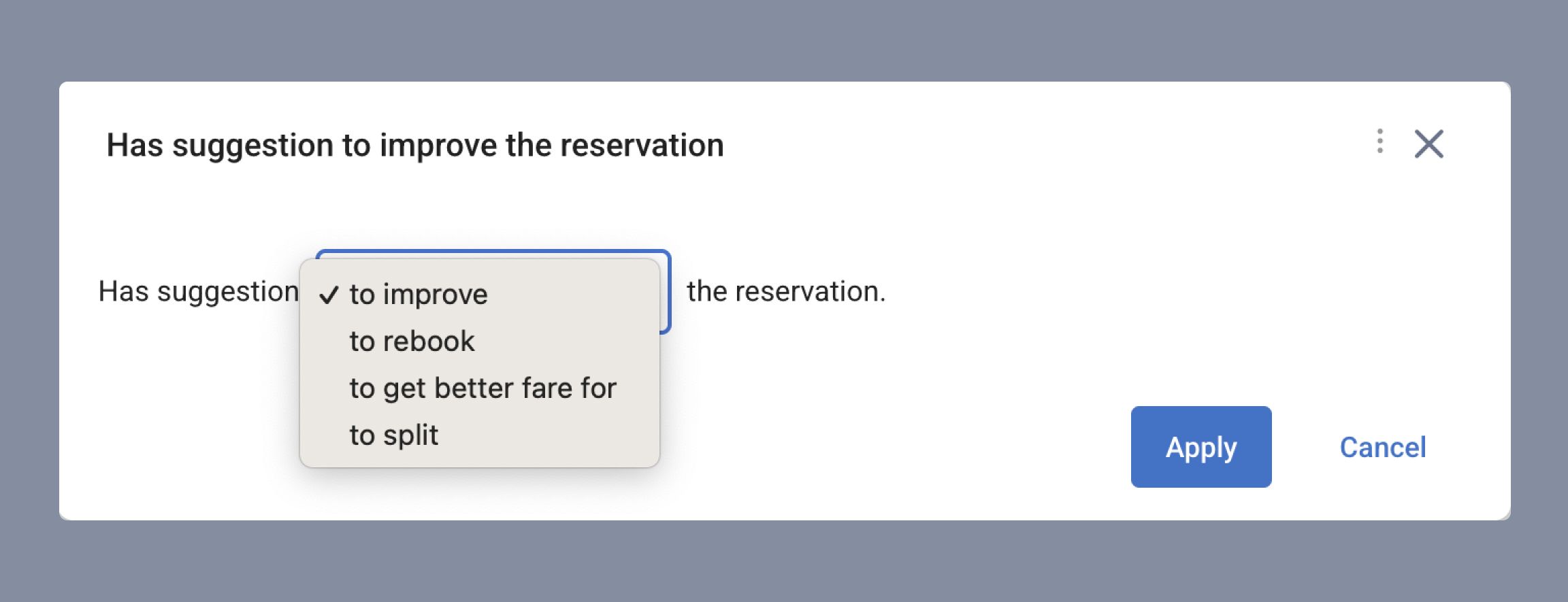 Has suggestion to improve the reservation.jpg