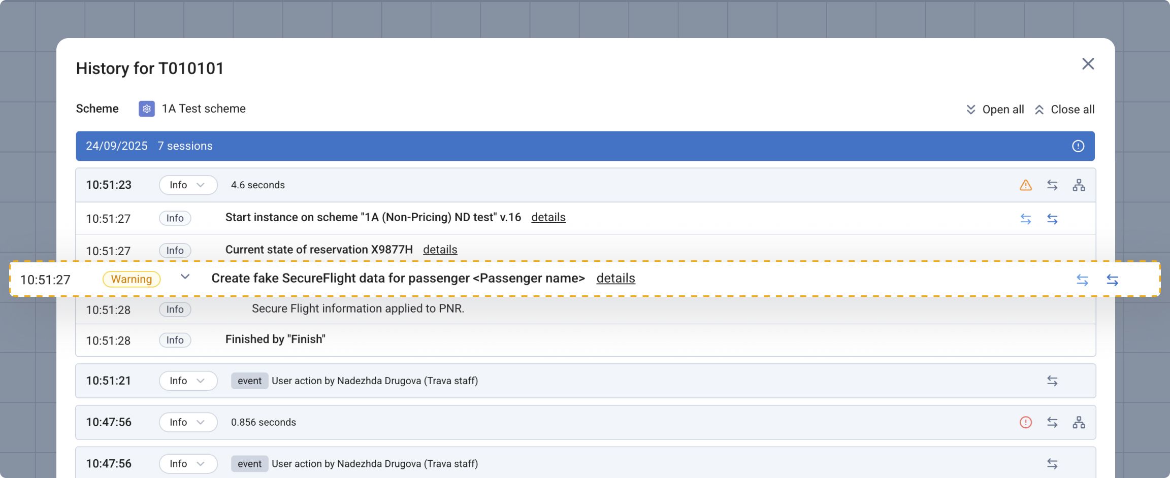 Secure Flight information  - history warning.jpg